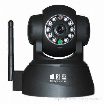 Auto Wireless IP Camera with Wi-Fi and Poe Function (ZCJ-21BD13604WIPB)